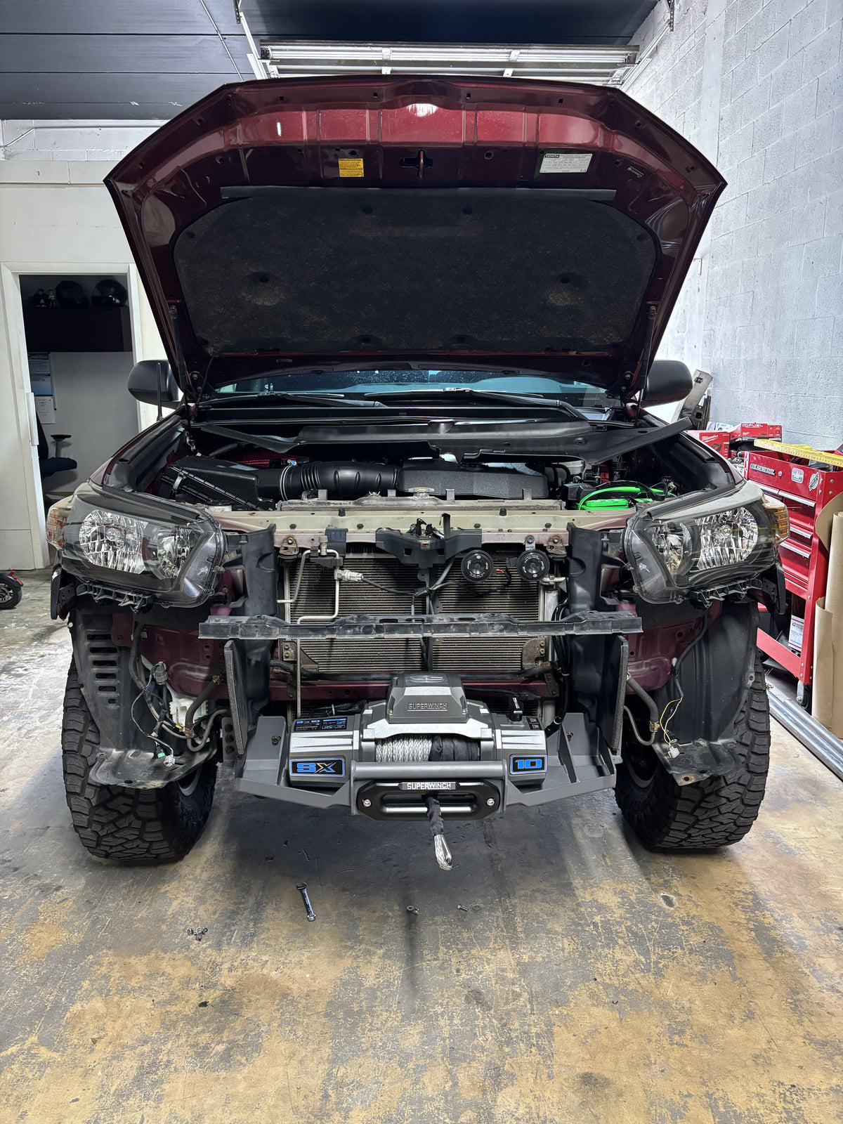 Toyota 4Runner 5th Gen Hidden Winch Mount (2010-2013)